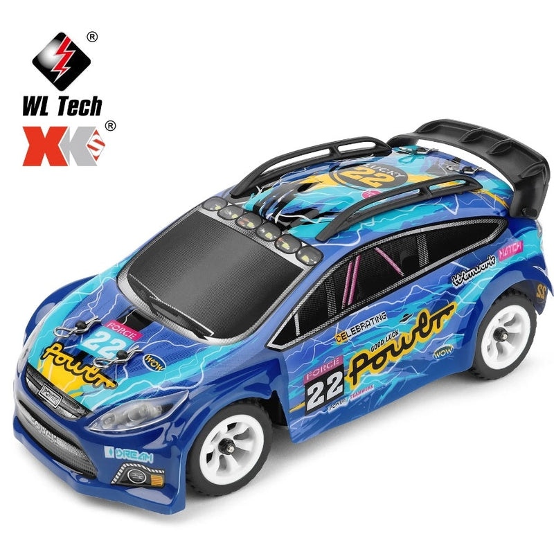 WLtoys 1/28 2.4G 4WD RC Car Drift with LED lights Ready to Run Hobby