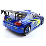 HSP 94123Pro 1:10 RC Power Drift Car (Subaru WRX Blue with Chrome Wheels)