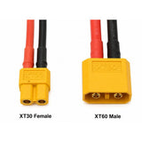 10cm 12AWG XT60 Male Plug to XT30 Female Plug Cable Adapter