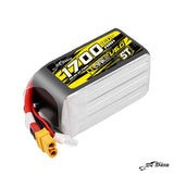 Tattu R-Line Version 6.0 1700mAh 160C 6S 22.2V ST Lipo Battery Pack with XT60 Plug