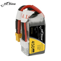 Tattu 11.1V 75C 3S 450mAh Lipo Battery Pack with XT30 Plug