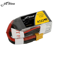 Tattu 11.1V 75C 3S 450mAh Lipo Battery Pack with XT30 Plug