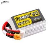 Tattu 850mAh 4S 150C 14.8V R-Line Version 5.0 Lipo Battery Pack with XT30U-F Plug for FPV Freestyle
