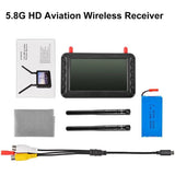 4.3inch 16:9 All-in-One 5.8GHz 40CH FPV Monitor with DVR