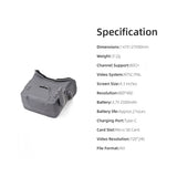 HGLRC VR001 5.8G FPV goggles support card recording