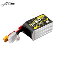 Tattu R-Line V6 1480mAh 6S 160C LiPo Battery with XT60 [SQ]