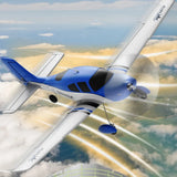 QIDI A580 Cirrus SR22 2.4G 4CH 520mm Wingspan 3D Aerobatics Brushless EPP RC Airplane Fixed Wing Glider RTF Compatible S-BUS DSM