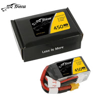 Tattu 11.1V 75C 3S 450mAh Lipo Battery Pack with XT30 Plug