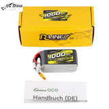 Tattu 1000mAh 4S 160C 14.8V R-Line Version 6.0 Lipo Battery Pack with XT30 Plug