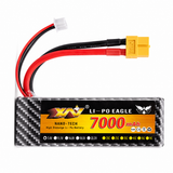 7.4V 2S 7000mAh Upgrade Lipo Battery for Henglong Tank