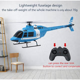 Bell206 4 Channel RC Helicopter Altitude Hold Beginner Scale Helicopter (Blue)