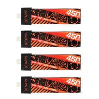 BETAFPV BT2.0 450mAh 1S 75C Battery (4PCS) (LAVA Series)