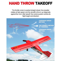 M7 510mm Wingspan 2.4Ghz 4CH Brushless EPP RC Airplane Built-in 6 Axis Gyro 1 Key Stunt RTF