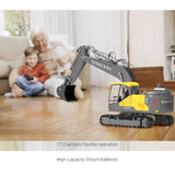 Double Eagle Licensed Volvo RC Excavator RC Construction Toy
