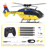 YX F06 EC135 RC Helicopter 1:36 Scale 6CH FBL Brushless 3D RTR Optical Flow Positioning