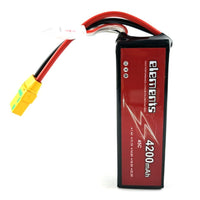 Elements 4200mAh 45C 6S Lipo Battery for UAV RC Helicopter Boat Car Drone