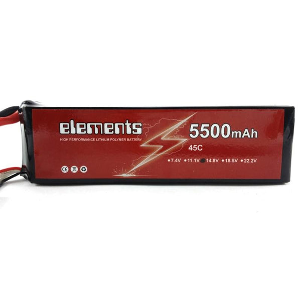 Elements 5500mAh 45C 4S Lipo Battery