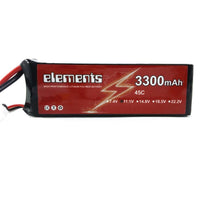 Elements 3300mAh 45C 3S Lipo Battery