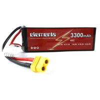 Elements 3300mAh 45C 4S Lipo Battery