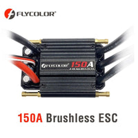 Original FLYCOLOR 2-6S 150A Waterproof Brushless ESC Speed Controller for RC Boat Ship with BEC 5.5V/5A Water Cooling System