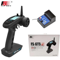 Flysky FS-GT5 2.4G 6CH Surface Radio with FS-BS6 Receiver for RC Car Boat