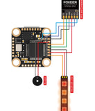 Foxeer F722 V4 Mini MPU6000 STM32F722RET6 Flight Controller Built-in 5V BEC OSD Black Box 20X20mm 2-6S LIPO For FPV RC Drones