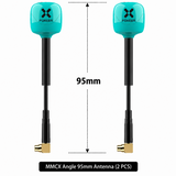 Foxeer Lollipop V4+ 5.8GHz 2.6dBi High Gain RHCP Angle MMCX Tube Antenna (2pc)