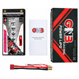 GAONENG GNB LiHV 2S 7.6V 4600mAh 140C LCG Shorty 5mm Bullet Hard Case LiPo Battery (ROAR Approved)