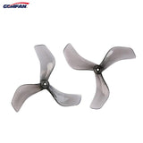 GEMFAN 2216 3 Blade Whoop Propeller 4CW+4CCW (1.5mm Shaft) - Clear Gray