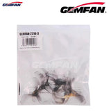 GEMFAN 2216 3 Blade Whoop Propeller 4CW+4CCW (1.5mm Shaft) - Clear Gray