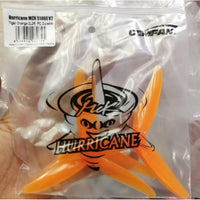 GEMFAN Hurricane 51466 V2 5 Inch Durable 3-Blade Propeller 2 pairs (Tiger Orange)