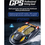 500M 3.5KG Loading RC Fishing Boat Bait Boat Dual Motor Cruise Control with Night Lights (GPS Version)