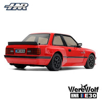 HNR H9803 MA E30 1/10 2.4G 4WD Brushless RC Drift Car On-Road Flat Running Electric Remote Control Racing Vehicles (Red)