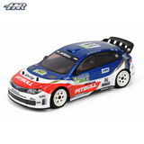 HNR H9804 Pitbull Subaru Impreza 1/10 2.4G 4WD Brushless RC RALLY Car On-Road Flat Running Electric Remote Control Racing Vehicles (Red/White) RTR (Up to 90km/h)