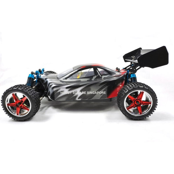 HSP 94107Pro 1:10 RC XSTR Off-Road Brushless Buggy (Red Cover with Red Chrome Wheels)