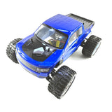 HSP 94111Pro 1:10 RC  Electric Brontosaurus Monster Truck (All Blue Car Cover with Chrome Wheels)