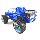 HSP 94111Pro 1:10 RC  Electric Brontosaurus Monster Truck (All Blue Car Cover with Chrome Wheels)