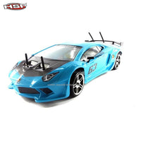 HSP 94123Pro 1:10 RC Power Drift Car (Lamborghini Blue with Chrome Wheels)