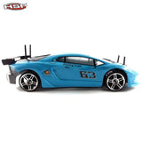 HSP 94123Pro 1:10 RC Power Drift Car (Lamborghini Blue with Chrome Wheels)