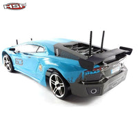 HSP 94123Pro 1:10 RC Power Drift Car (Lamborghini Blue with Chrome Wheels)