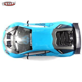 HSP 94123Pro 1:10 RC Power Drift Car (Lamborghini Blue with Chrome Wheels)