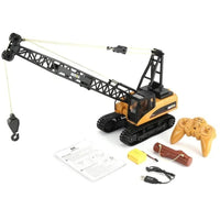 Huina 1/14 Scale RC Construction Crane Tower Ready to Run Simulated Light Sound Effect