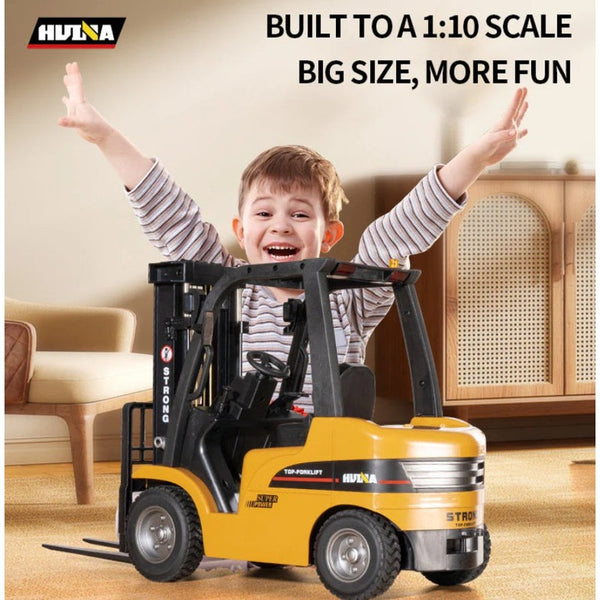 Huina 1/10 Scale RC Construction Forklift Ready to Run Simulated Light Sound Effect