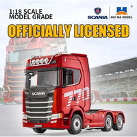 Huina RC 1501 Scania 770S 1:18 with RC Platform Semi Trailer 1502 2.4GHz (Red)