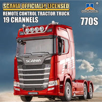 Huina RC 1501 Scania 770S 1:18 with RC Platform Semi Trailer 1502 2.4GHz (Red)