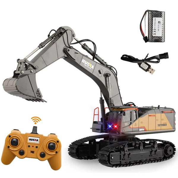 Huina RC Excavator 1:14 Alloy Remote Radio Controlled 22Ch Big