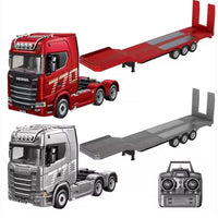 Huina RC 1501 Scania 770S 1:18 with RC Platform Semi Trailer 1502 2.4GHz (Red)