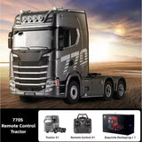 Huina RC 1/18 Scale 1501 Scania 770S with RC Platform Semi Trailer 1502 2.4GHz (Silver)