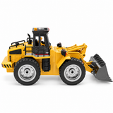 Huina Toys RTR 1532 1/18 2.4G 9CH RC BullDozer Light Engineering Remote Control Simulation Construction Vehicles Models Children Kids Gifts