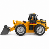 Huina Toys RTR 1532 1/18 2.4G 9CH RC BullDozer Light Engineering Remote Control Simulation Construction Vehicles Models Children Kids Gifts